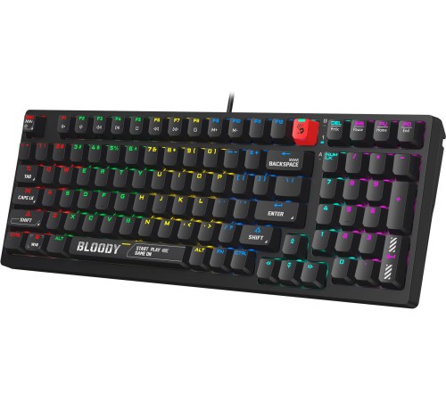 Клавиатура A4Tech Bloody S98 механическая черный USB for gamer LED (S98 BLACK) Клавиатура A4Tech Bloody S98 механическая черный USB for gamer LED (S98 BLACK)