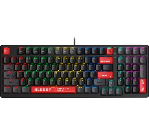 Клавиатура A4Tech Bloody S98 механическая красный USB for gamer LED (S98 RED) Клавиатура A4Tech Bloody S98 механическая красный USB for gamer LED (S98 RED)