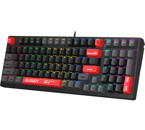 Клавиатура A4Tech Bloody S98 механическая красный USB for gamer LED (S98 RED) Клавиатура A4Tech Bloody S98 механическая красный USB for gamer LED (S98 RED)
