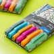 Набор ручек ручка-кисть Deli Inspira EU304 черн ассор. черн. блистер ев. 6цв. на водной основе