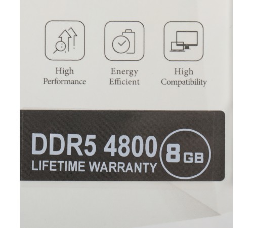 Память DDR5 8GB 4800MHz AGi AGI480008UD238 RTL PC5-38400 CL40 DIMM 288-pin 1.1В single rank Ret Память DDR5 8GB 4800MHz AGi AGI480008UD238 RTL PC5-38400 CL40 DIMM 288-pin 1.1В single rank Ret