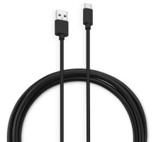 Кабель Buro BU-USB-AC-2M-3A USB (m)-USB Type-C (m) 2м черный