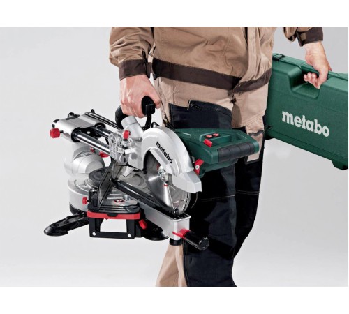 Metabo KGSV 216 M Пила торцовочная [619261000] { 1700вт,рег.об.лазер,подсв, вес 13,5 кг }