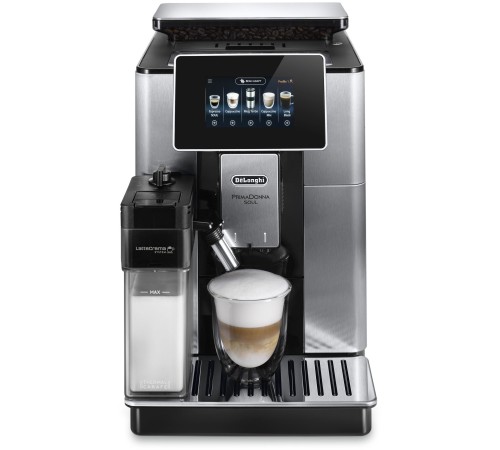 Кофемашина автоматическая DeLonghi ECAM610.75.MB черный/серебристый, исп. кофе - молотый/зерновой, 2.2 л, 1450 Вт, 19 Бар Кофемашина автоматическая DeLonghi ECAM610.75.MB черный/серебристый, исп. кофе - молотый/зерновой, 2.2 л, 1450 Вт, 19 Бар