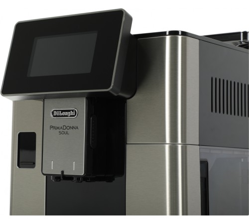 Кофемашина автоматическая DeLonghi ECAM610.75.MB черный/серебристый, исп. кофе - молотый/зерновой, 2.2 л, 1450 Вт, 19 Бар Кофемашина автоматическая DeLonghi ECAM610.75.MB черный/серебристый, исп. кофе - молотый/зерновой, 2.2 л, 1450 Вт, 19 Бар