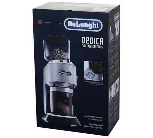 Кофемолка Delonghi KG521.M 150Вт сист.помол.:ротац.нож вместим.:350гр черный Кофемолка Delonghi KG521.M 150Вт сист.помол.:ротац.нож вместим.:350гр черный