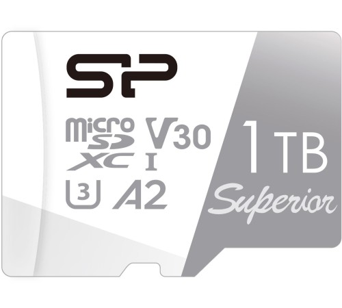 Флеш карта microSDXC Silicon Power 1TB SP001TBSTXDA2V20 Superior V30 A2 w/o adapter Флеш карта microSDXC Silicon Power 1TB SP001TBSTXDA2V20 Superior V30 A2 w/o adapter