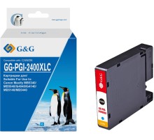 Картридж струйный G&G GG-PGI-2400XLC PGI-2400XL C голубой (20.4мл) для Canon Maxify iB4040/iB4140/МВ5040/MB5140/МВ5340/MB5440