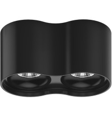 Светильник Gauss Overhead HD033 потолоч. 24Вт 3000K цв.св.:белый теплый черный