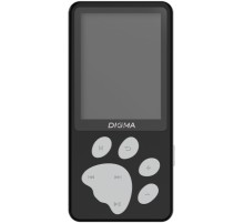 Плеер Hi-Fi Flash Digma S5 8Gb черный/серый/2.4"/FM/microSD/microSDHC