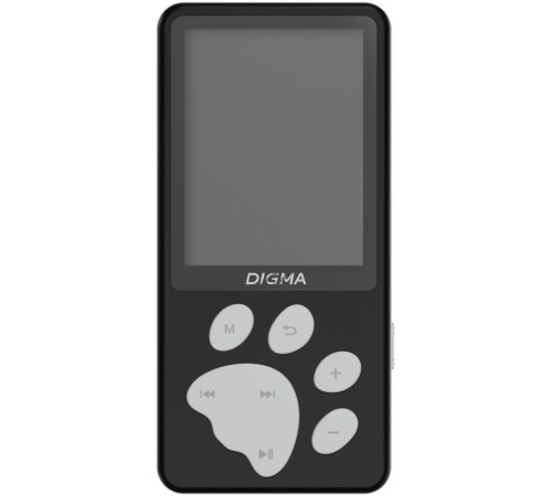 Плеер Hi-Fi Flash Digma S5 8Gb черный/серый/2.4"/FM/microSD/microSDHC