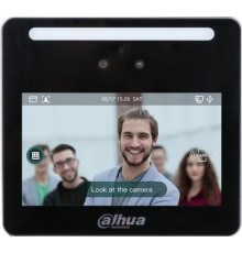 Скуд DAHUA AI терминал доступа с распознаванием лиц c Wi-Fi4,3-дюймовый сенсорный ЖК-экран; разрешение 480  272С 2мп двойная камера с широкоугольными объективами и ИК подсветкойРазблокировка: лицо, кар (DHI-ASI3213A-W)