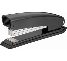 Степлер Kw-Trio 055C6BLACK 24/6 26/6 (20листов) встроенный антистеплер черный 210скоб металл/пластик закрытый/открытый/прямой коробка