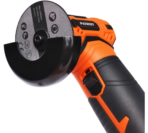 Углошлифовальная машина Patriot AG 100Li 330Вт 19500об/мин рез.шпин.:M5 d=76мм (110303100)
