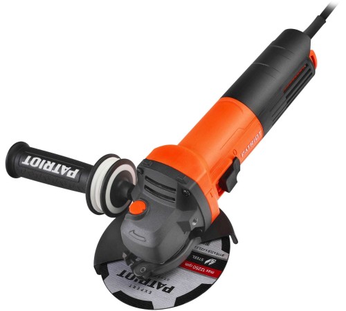 Углошлифовальная машина Patriot AG 115 850Вт 11000об/мин рез.шпин.:M14 d=115мм (110301115)