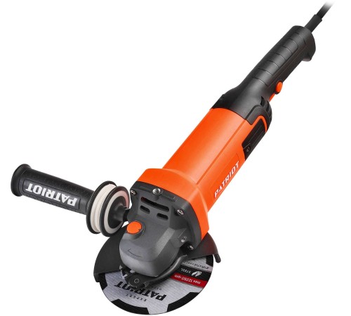 Углошлифовальная машина Patriot AG 128 1300Вт 11000об/мин рез.шпин.:M14 d=125мм (110301128)