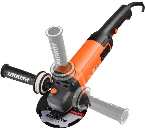 Углошлифовальная машина Patriot AG 128 1300Вт 11000об/мин рез.шпин.:M14 d=125мм (110301128)
