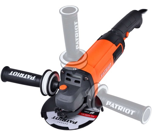 Углошлифовальная машина Patriot AG 128E 1300Вт 11000об/мин рез.шпин.:M14 d=125мм (110301129)