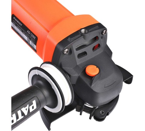 Углошлифовальная машина Patriot AG 128E 1300Вт 11000об/мин рез.шпин.:M14 d=125мм (110301129)