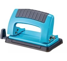 Дырокол Kw-Trio Classic Mini 09065BLUE макс.:10лист. металл синий отв.:2 с линейкой