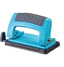 Дырокол Kw-Trio Classic Mini 09065BLUE макс.:10лист. металл синий отв.:2 с линейкой