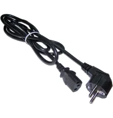 Кабель Lanmaster LAN-PP13/SHA-1.5-BK C13-Schuko проводник.:3x0.75мм2 1.5м 220В 10А (упак.:1шт)