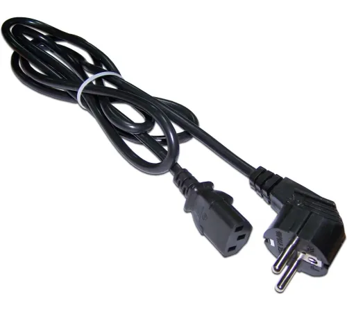Кабель Lanmaster LAN-PP13/SHA-1.5-BK C13-Schuko проводник.:3x0.75мм2 1.5м 220В 10А (упак.:1шт)