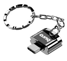 Устройство чтения карт памяти USB2.0 Buro BU-CR-201 черный