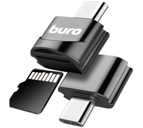 Устройство чтения карт памяти USB2.0 Buro BU-CR-201 черный Устройство чтения карт памяти USB2.0 Buro BU-CR-201 черный