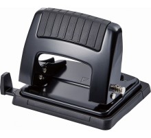 Дырокол Kw-Trio 09165BLACK макс.:20лист. металл черный отв.:2 с линейкой
