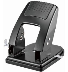 Дырокол Kw-Trio Cool Heavy Duty 09865BLACK макс.:40лист. металл черный отв.:2 с линейкой