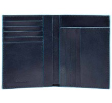 Кошелек мужской Piquadro Blue Square PU1393B2/BLU2 темно-синий натур.кожа