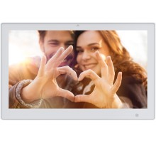 Фоторамка Digma 13.3" PF-1300 IPS 1920x1080 белый пластик ПДУ Видео