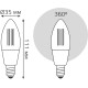 Умная лампа Gauss Smart Home C35 E14 (упак.:1шт) (1250112)