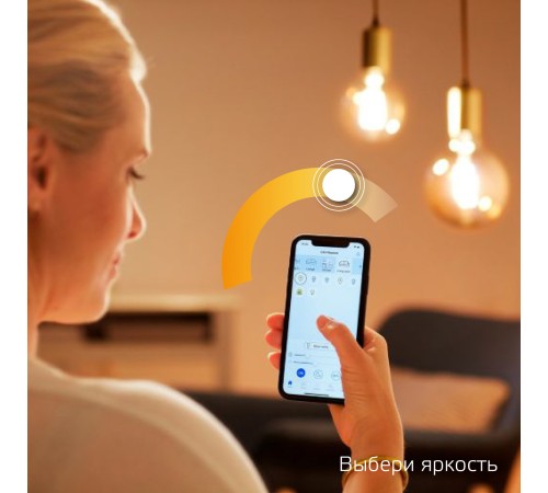 Умная лампа Gauss Smart Home G95 E27 (упак.:1шт) (1320112) Умная лампа Gauss Smart Home G95 E27 (упак.:1шт) (1320112)