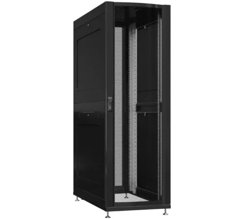 Шкаф серверный Powercom PSR4286-10201-BL напольный 42U 600x800мм пер.дв.перфор. задн.дв.перфор.2-хст. 800кг черный 100кг 2000мм IP20 сталь Шкаф серверный Powercom PSR4286-10201-BL напольный 42U 600x800мм пер.дв.перфор. задн.дв.перфор.2-хст. 800кг черный 100кг 2000мм IP20 сталь