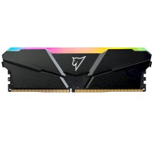 Модуль памяти Netac Shadow RGB DDR4-3200 16Gb (8Gb x 2)  C16 Grey