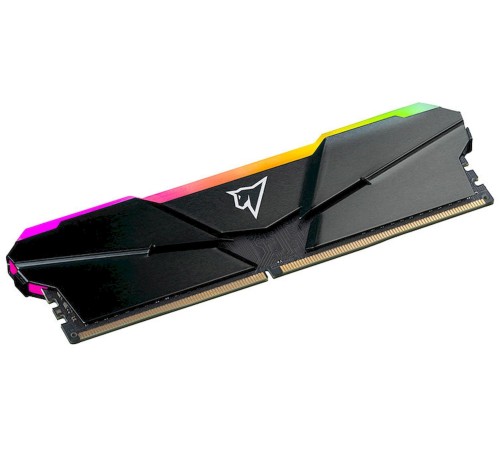 Модуль памяти Netac Shadow RGB DDR4-2666 16GB (8GB x 2) C19 Grey, 19-19-19-43, 1.2V, RGB Радиатор.