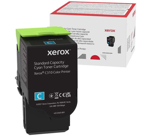 Картридж лазерный Xerox 006R04361 голубой (2000стр.) для Xerox С310