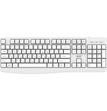 Клавиатура Acer OKW301 белый USB (ZL.KBDCC.01B)