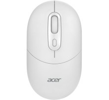 Мышь Acer OMR301 белый оптическая (1600dpi) беспроводная BT/Radio USB (4but)