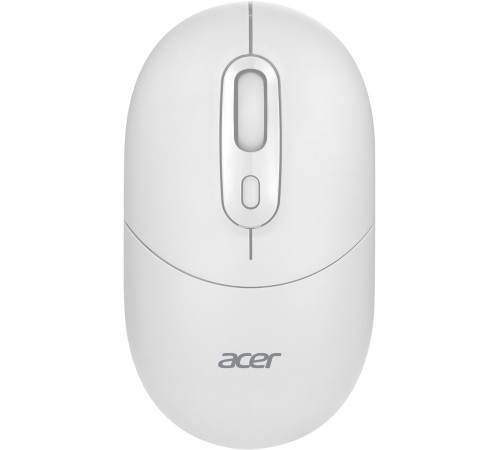 Мышь Acer OMR301 белый оптическая (1600dpi) беспроводная BT/Radio USB (4but)