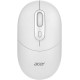 Мышь Acer OMR301 белый оптическая (1600dpi) беспроводная BT/Radio USB (4but)