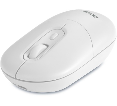 Мышь Acer OMR301 белый оптическая (1600dpi) беспроводная BT/Radio USB (4but)