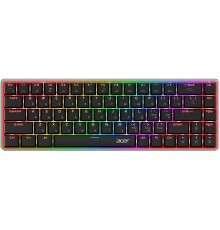 Клавиатура Acer OKW302 механическая серебристый USB for gamer LED (ZL.KBDCC.01C)