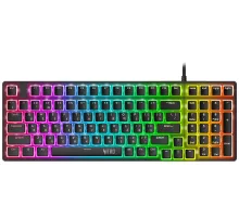 Клавиатура Acer Nitro OKW303 механическая черный USB for gamer LED (ZL.KBDCC.01D)