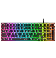Клавиатура Acer Nitro OKW303 механическая черный USB for gamer LED (ZL.KBDCC.01D)