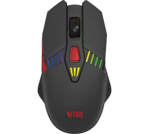 Мышь Acer Nitro OMR305 черный оптическая (3200dpi) беспроводная BT/Radio USB (6but)