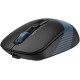 Мышь A4Tech Fstyler FG10CS Air черный/синий оптическая (2000dpi) silent беспроводная USB для ноутбука (4but)