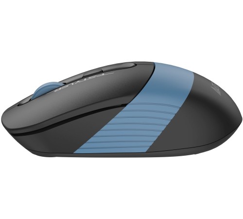 Мышь A4Tech Fstyler FG10CS Air черный/синий оптическая (2000dpi) silent беспроводная USB для ноутбука (4but)